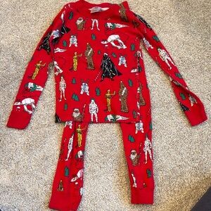 Hanna Andersson Red Star Wars Pajama Set